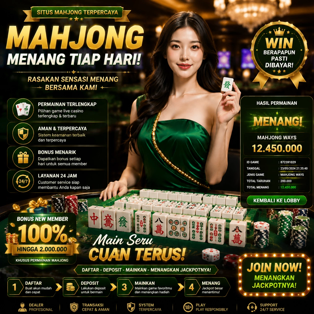 Main 12hokid.com Menang Jackpot Besar