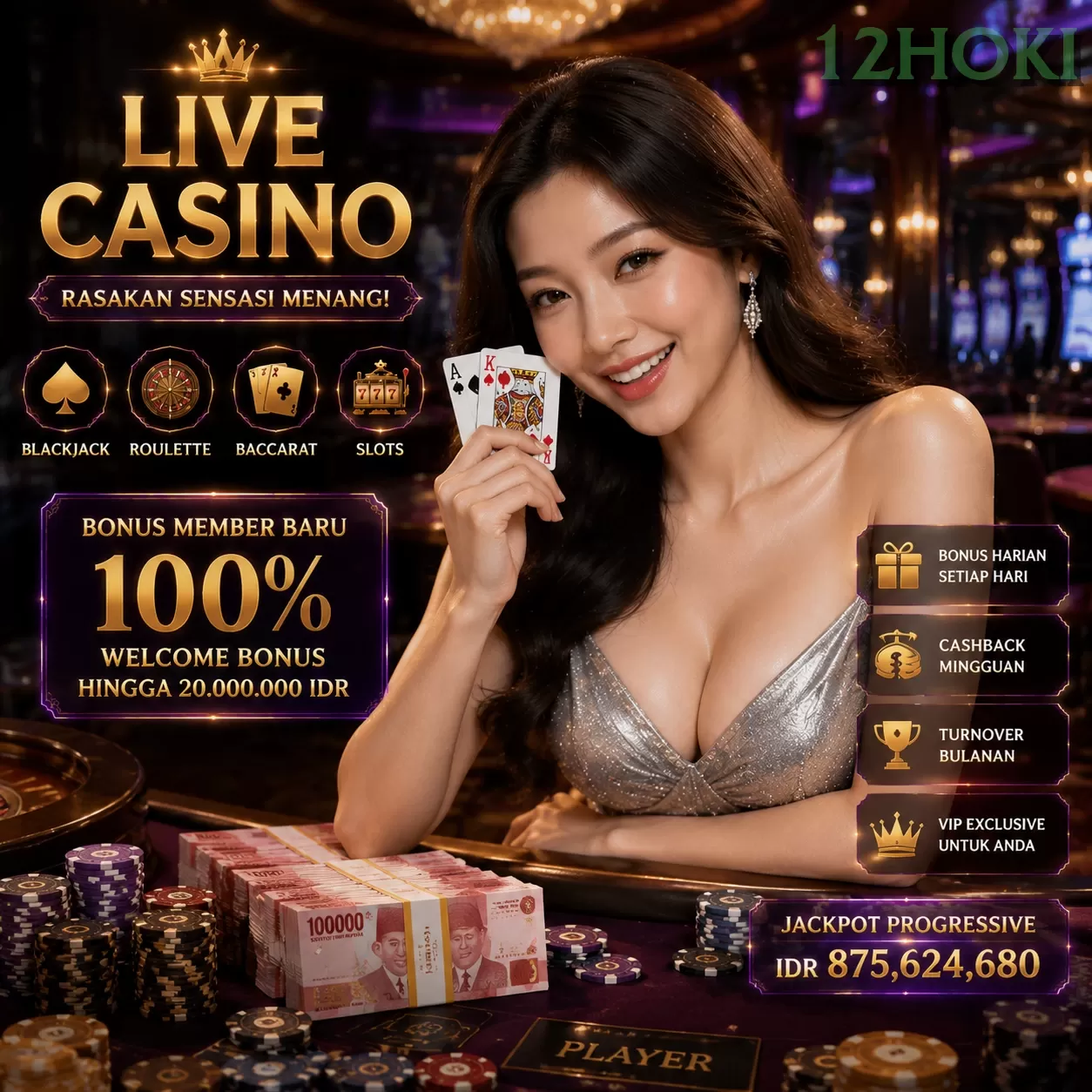 Main 12hokid Menang Jackpot Besar